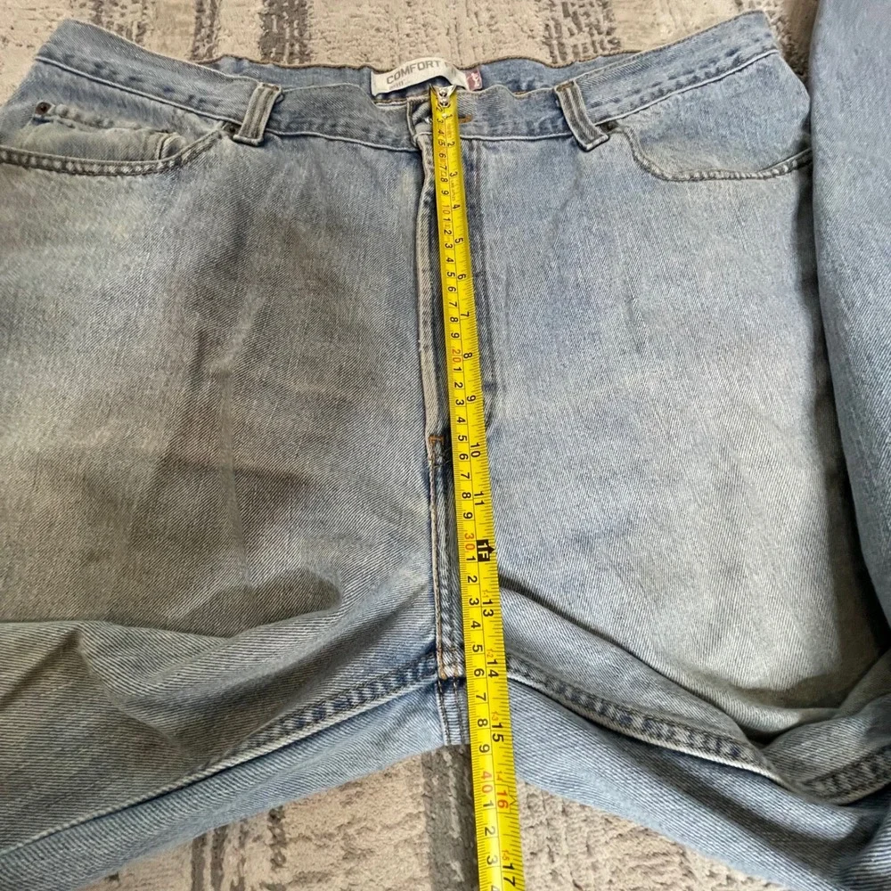 Vintage‎ Levis 560 Comfort Fit Jeans Mens 42x32 Light Wash Baggy Tapered Blue